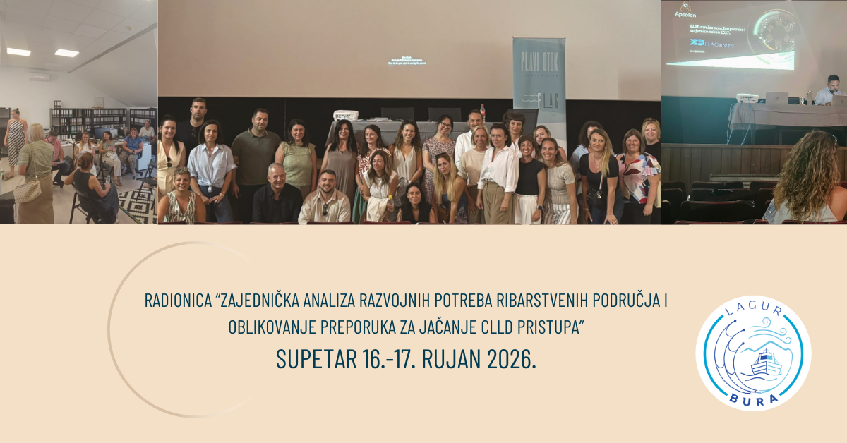 ODRŽANA RADIONICA: Zajednička analiza razvojnih potreba ribarstvenih područja
